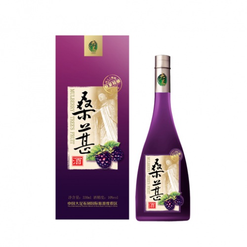飲品包裝設計-桑葚酒果酒包裝設計|成都果酒紅酒酒瓶酒標瓶型包裝盒設計公司