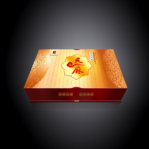 保健品包裝設計-天麻保健品包裝設計|養生保健產品外包裝禮盒設計
