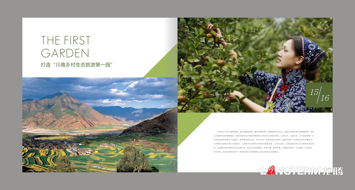 東方烏蒙企業形象畫冊設計|茶油產業基地宣傳冊設計|鄉村生態旅游宣傳畫冊設計