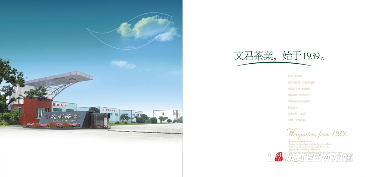 文君茶品牌形象宣傳畫冊設計|四川邛崍茶葉集團公司形象宣傳冊設計|名牌茶葉貢茶產品宣傳物料設計