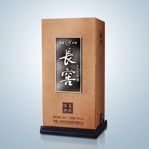 飲品包裝設計-瀘州長窖白酒包裝設計|濃香型白酒禮盒包裝設計|白酒精裝手工禮盒生產制作