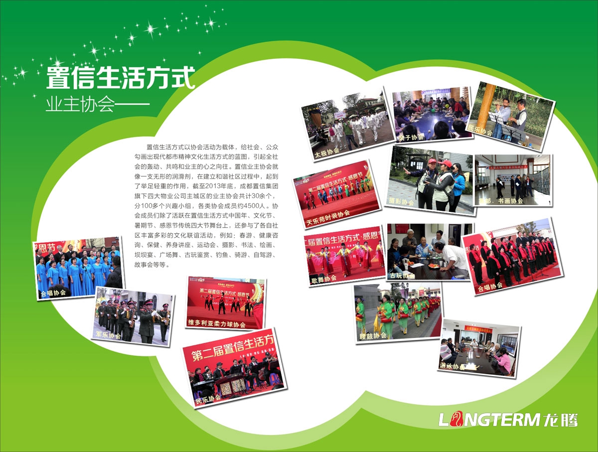 成都置信集團櫻桃節活動宣傳物料設計|置信生活方式業主活動指南小冊子|導視牌桁架易拉寶橫幅KT板圍欄