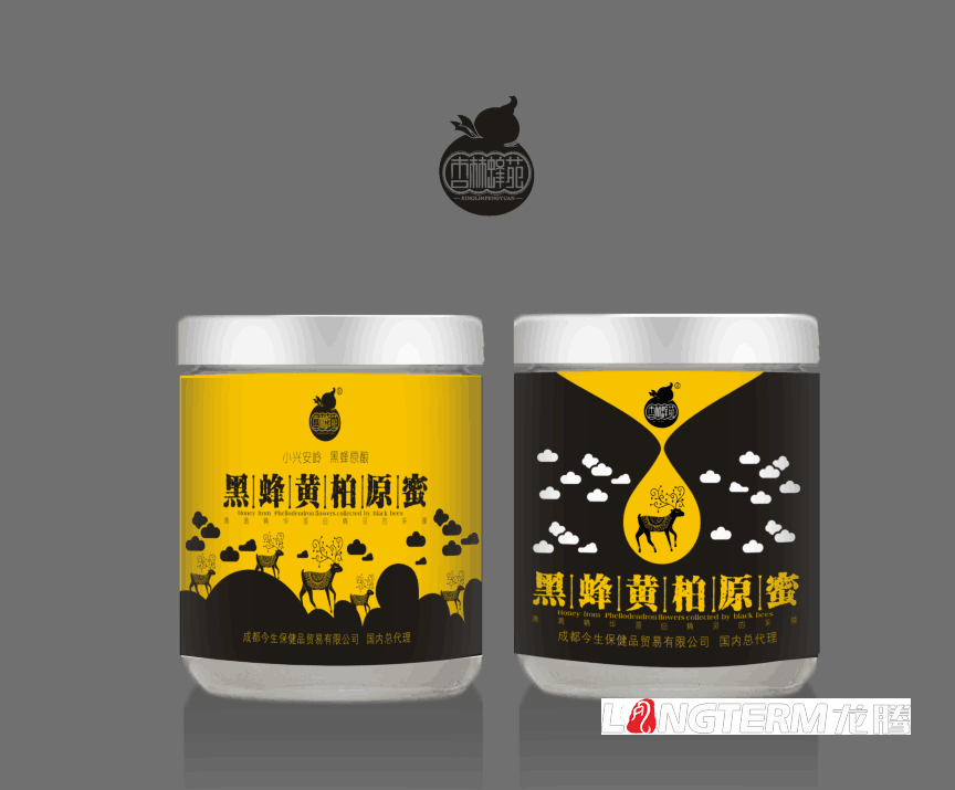 成都蜂蜜包裝設計公司|阿壩理縣九寨溝土蜂蜜高原百花蜜高端包裝禮品盒創意包裝設計欣賞
