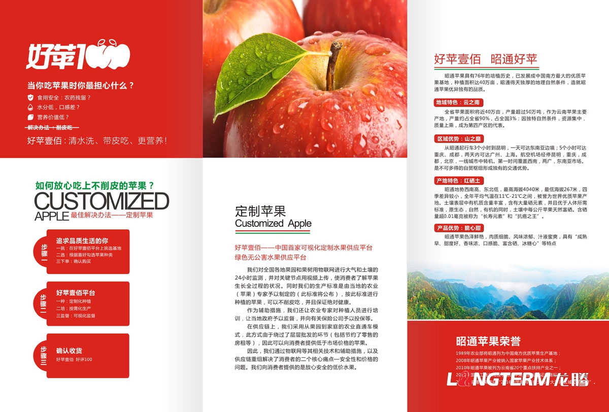 成都蘋果品牌營銷策劃推廣宣傳設計|水果品牌形象VI設計商標標志LOGO設計|蘋果品牌運營宣傳推廣公司