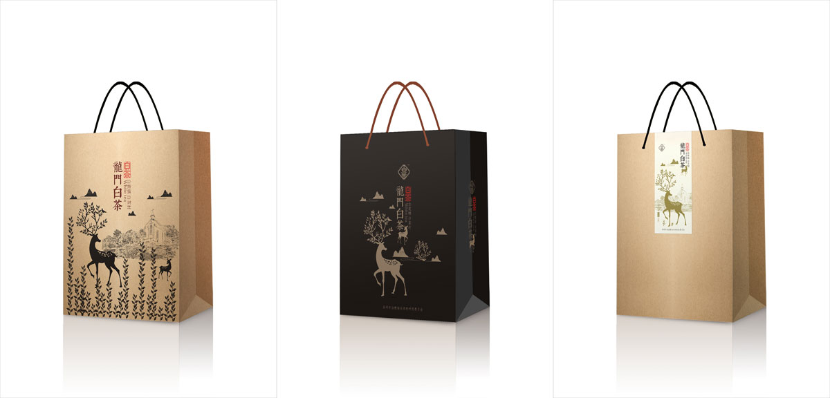 成都龍門白茶茶葉禮盒包裝設計|白鹿鎮白茶品牌形象包裝設計|茶葉產品包裝形象策劃設計