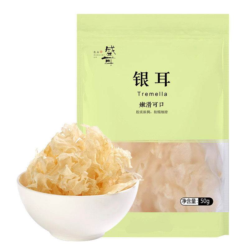 成都銀耳包裝設計公司|四川通江縣陳河鄉青岡樹椴木銀耳品牌包裝設計公司