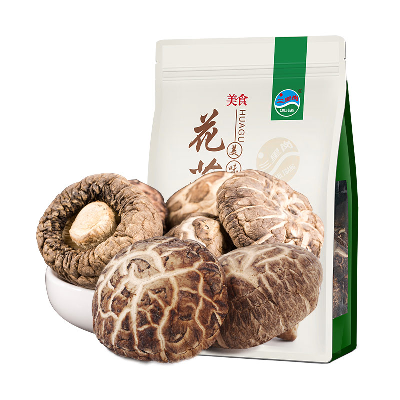 成都香菇包裝袋設計公司|四川特產優質小香菇干貨野生菌類包裝盒設計公司