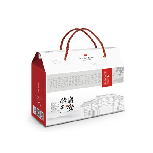 食品包裝設計-廣安土特產禮品包裝設計方案_特產禮品盒包裝袋統一視覺形象設計