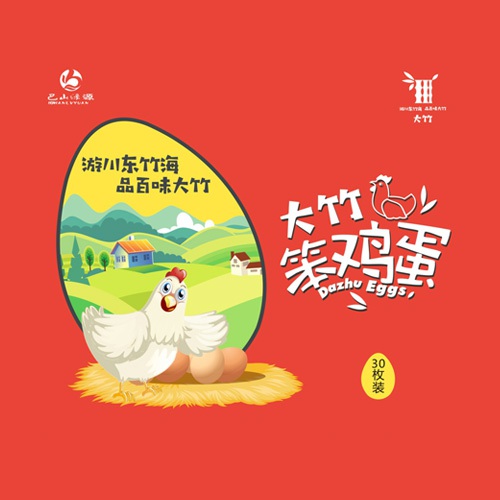食品包裝設計-達州市特色農產品笨雞蛋包裝設計公司_土雞蛋禮品盒創意包裝設計
