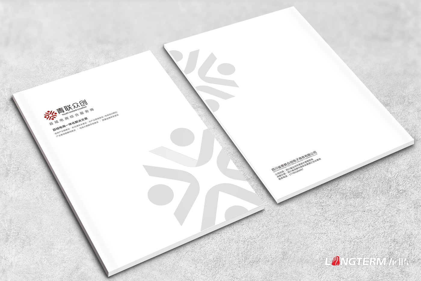 廣安市青聯眾創電子商務有限公司宣傳冊設計_電商公司企業形象宣傳畫冊設計