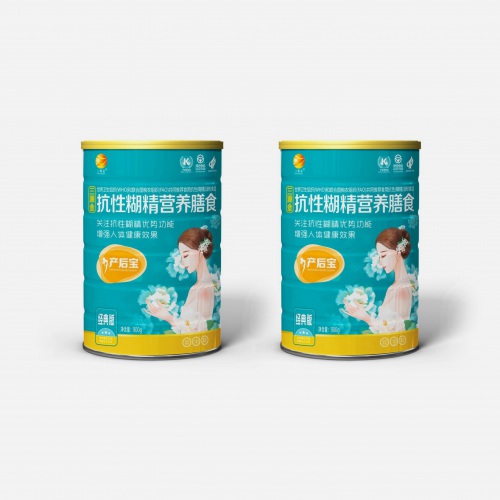 食品包裝設計-三源金營養膳食包裝設計_三源金抗性?精營養膳食罐子瓶身包裝設計