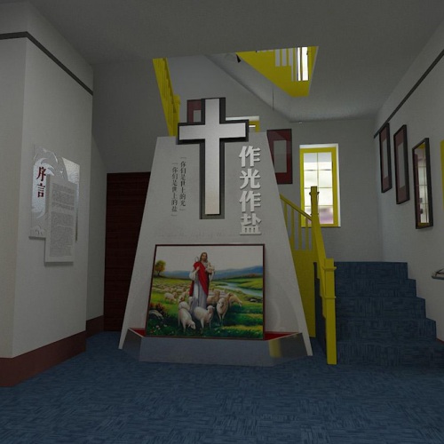 主題展館-成都市基督教陳列館策劃設計裝修一體化_宗教文化展廳設計