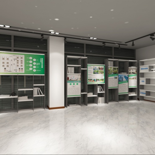 企業展廳-瀘州金信地產工法展廳設計_瀘州市金誠置業有限責任公司房地產售樓部工藝展示廳設計