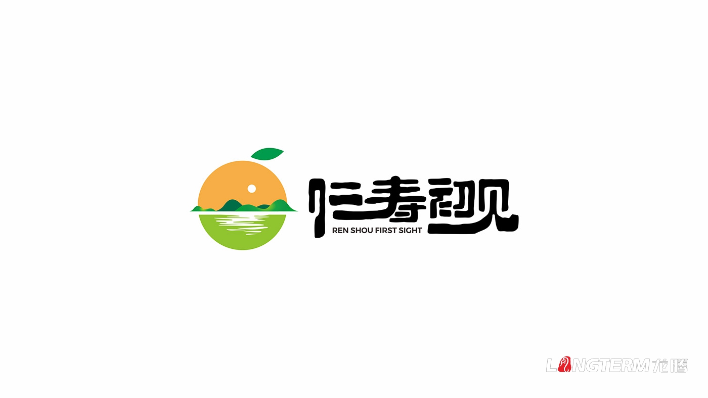 仁壽初見標志LOGO設計