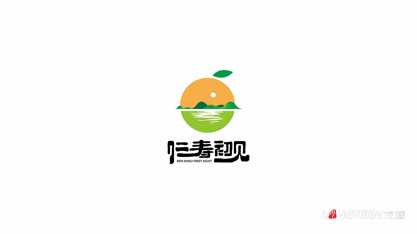 仁壽初見標志LOGO設計