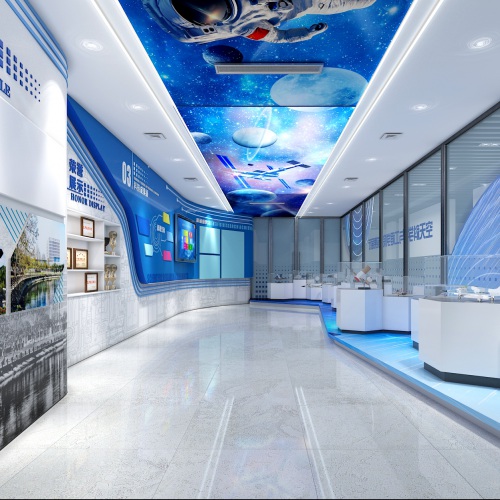 主題展館-四川大學空天科學與工程學院成果展廳策劃設計與施工制作