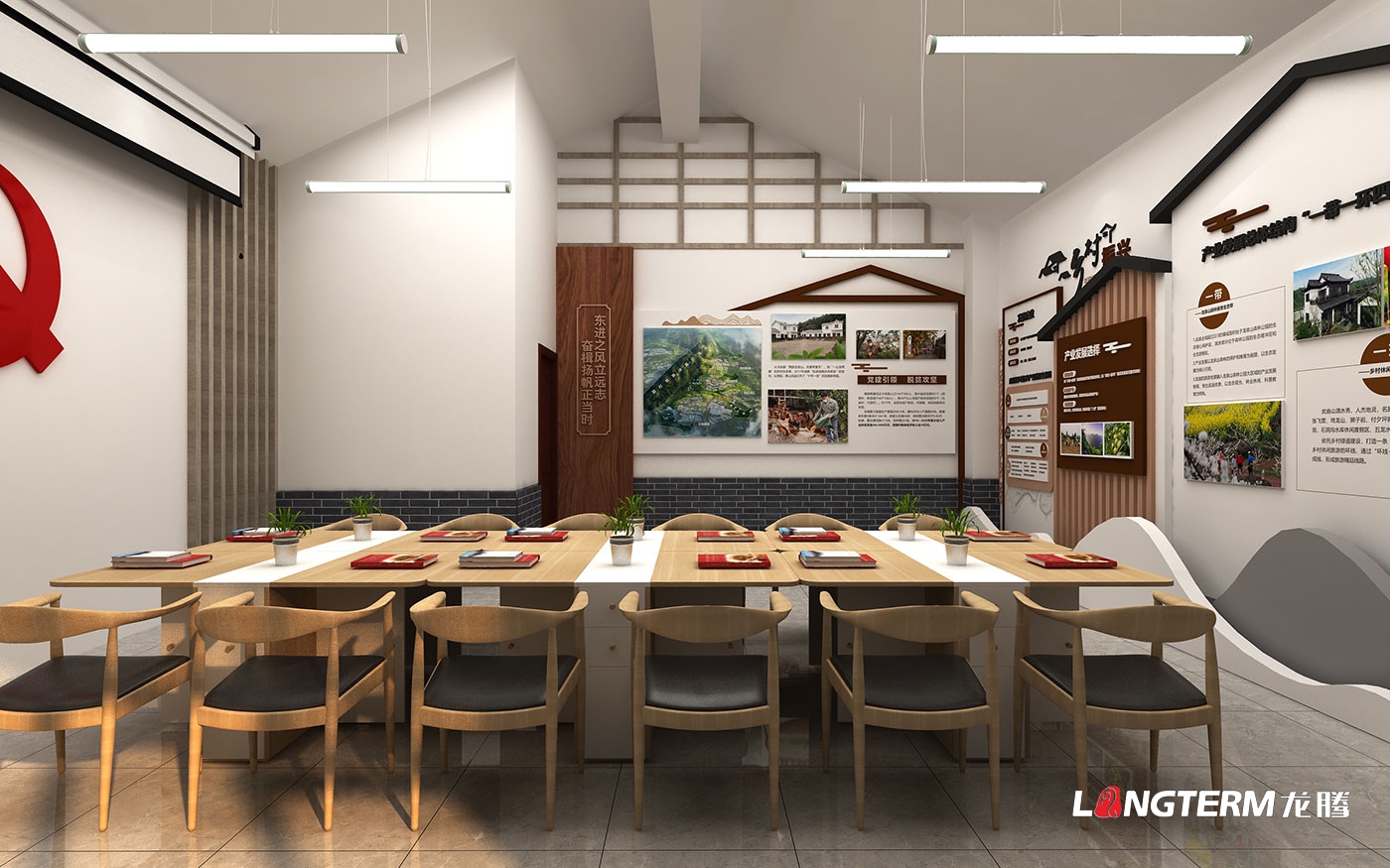 武廟鎮風韻主題館策劃設計效果圖——鎮史展覽館+鄉愁記憶館+研學基地+游客中心
