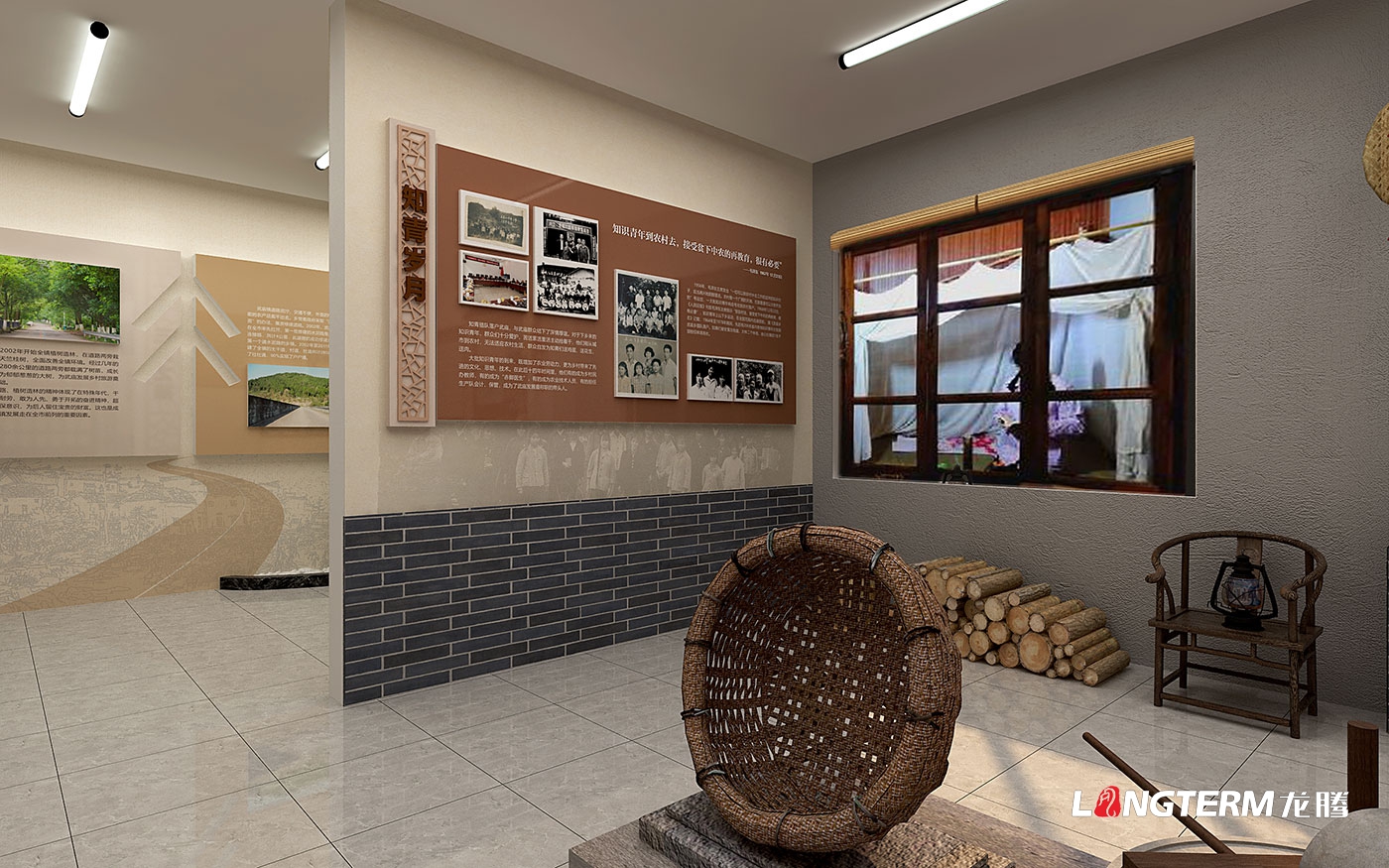 武廟鎮風韻主題館策劃設計效果圖——鎮史展覽館+鄉愁記憶館+研學基地+游客中心