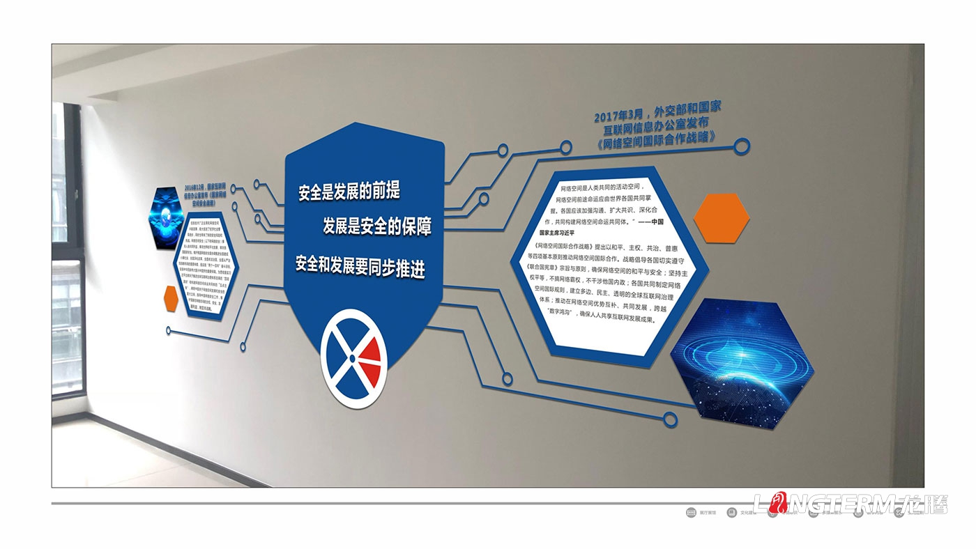 中成基業消安智能網絡安全技術文化墻設計效果