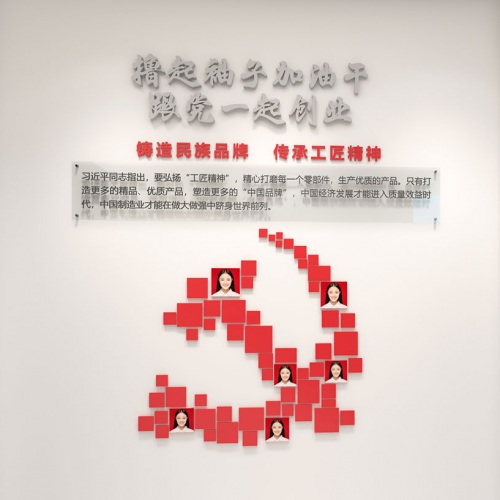 黨建文化-四川瑞迪佳源機械有限公司企業及黨建文化墻設計