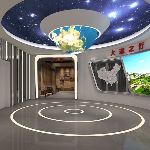 企業展廳-北新房屋有限公司企業展廳設計效果圖